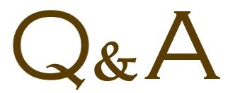 Q&A